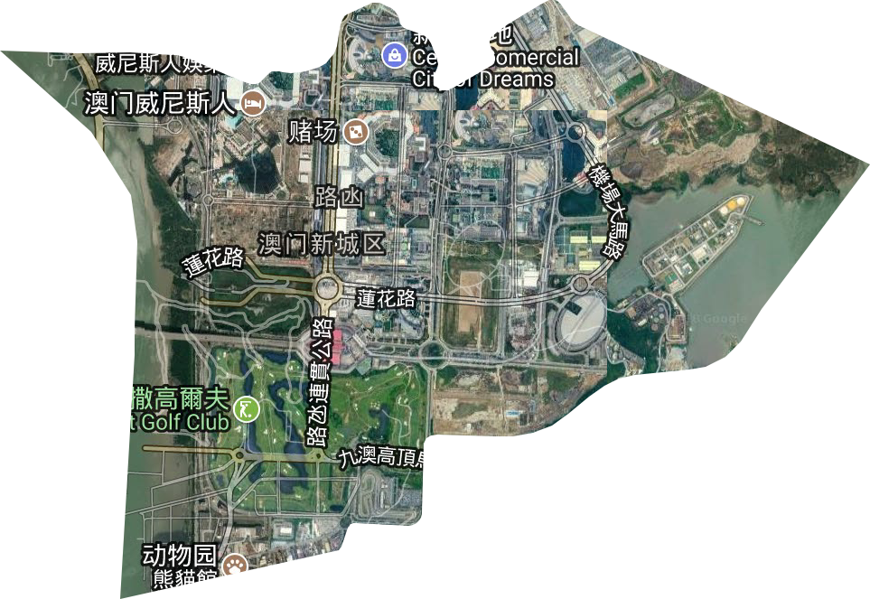 路凼填海區(qū)衛(wèi)星圖