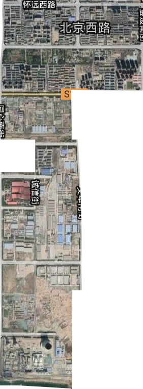 北京西路街道衛星圖