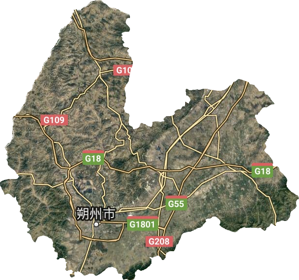 朔州市衛(wèi)星圖