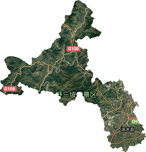 淶水縣衛(wèi)星圖