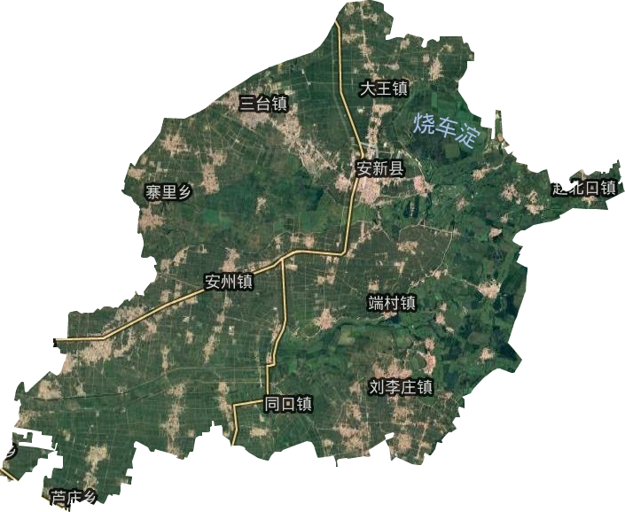 安新縣衛星圖