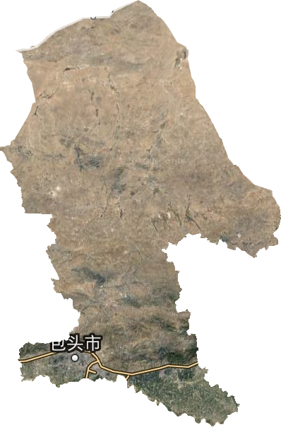 包頭市衛(wèi)星圖