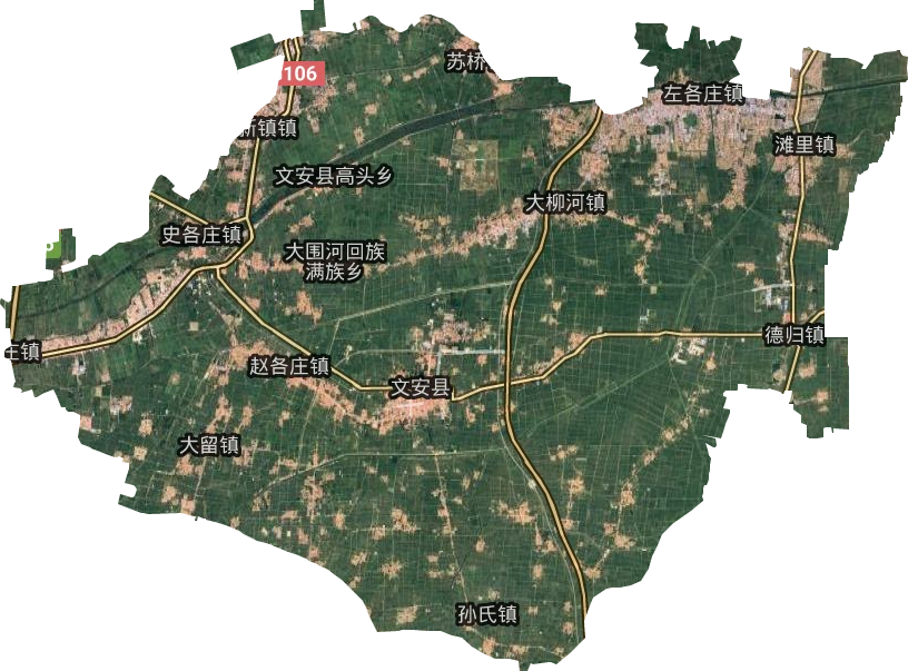 文安縣衛(wèi)星圖