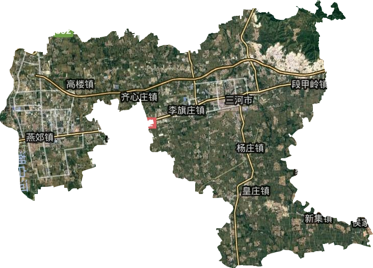三河市衛星圖