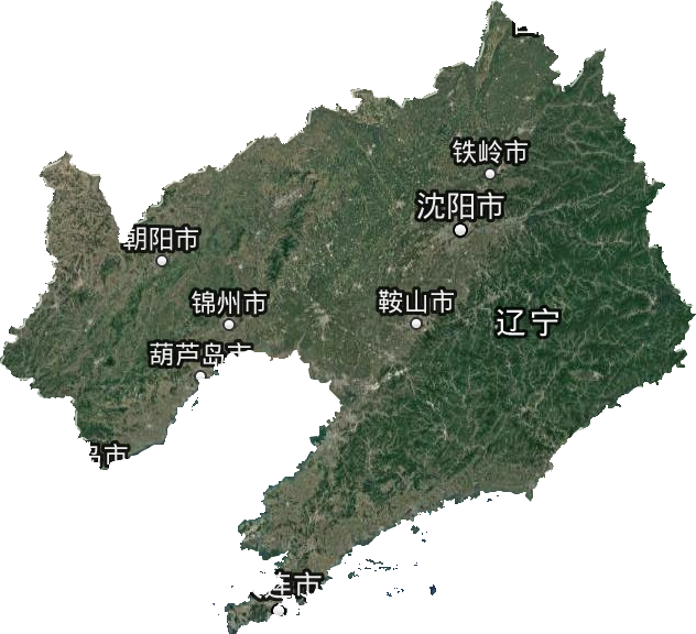 遼寧省谷歌衛星地圖高清版