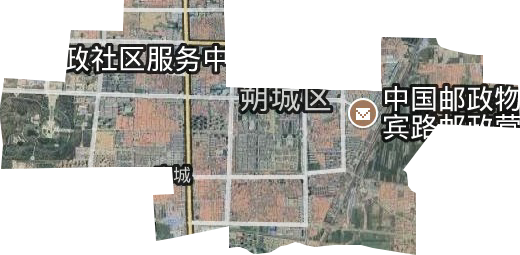 南城街道衛星圖
