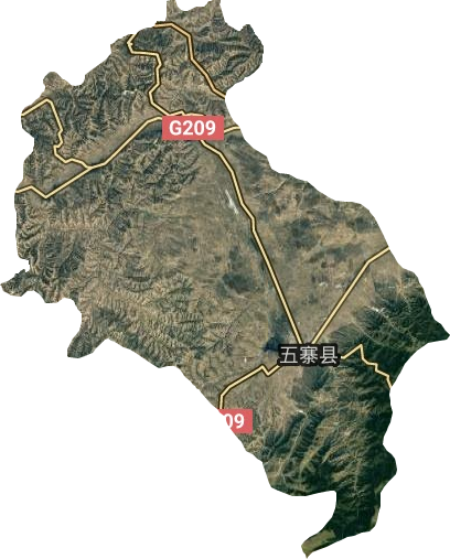 五寨縣衛星圖