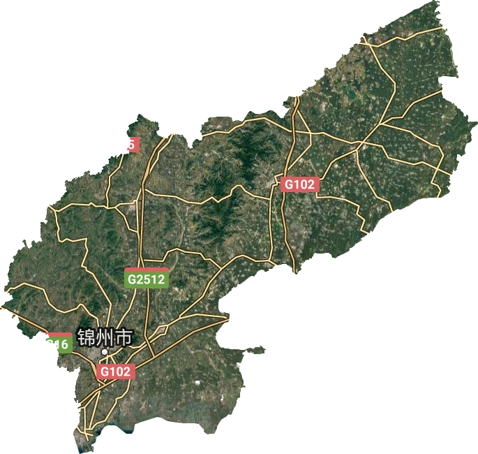 錦州市衛星圖