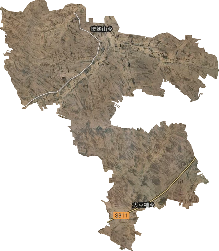 耗賴山鄉衛星圖
