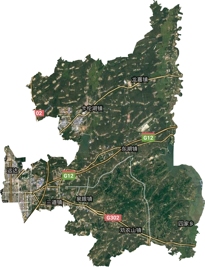 二道區衛星圖
