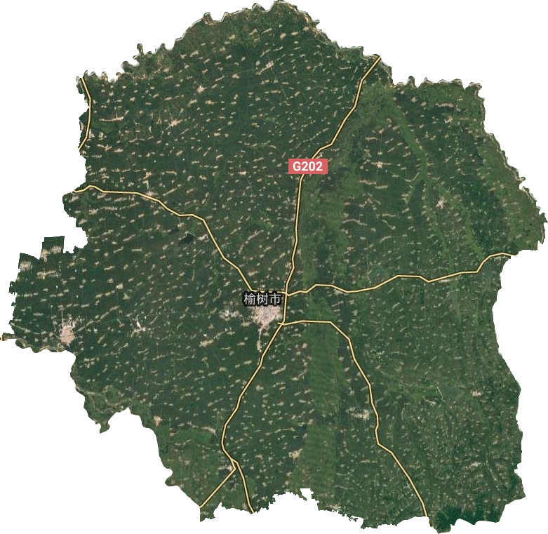 榆樹市衛星圖