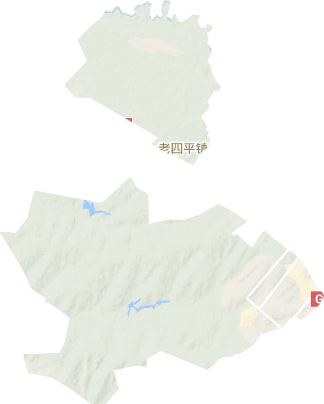 老四平鎮地形圖