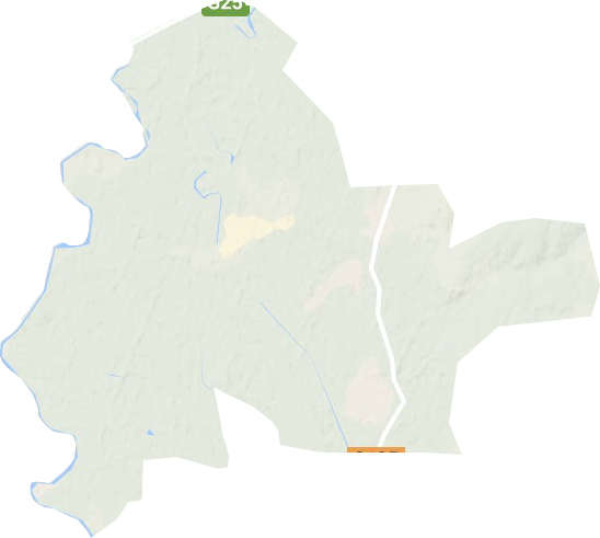 大四家子鎮(zhèn)地形圖