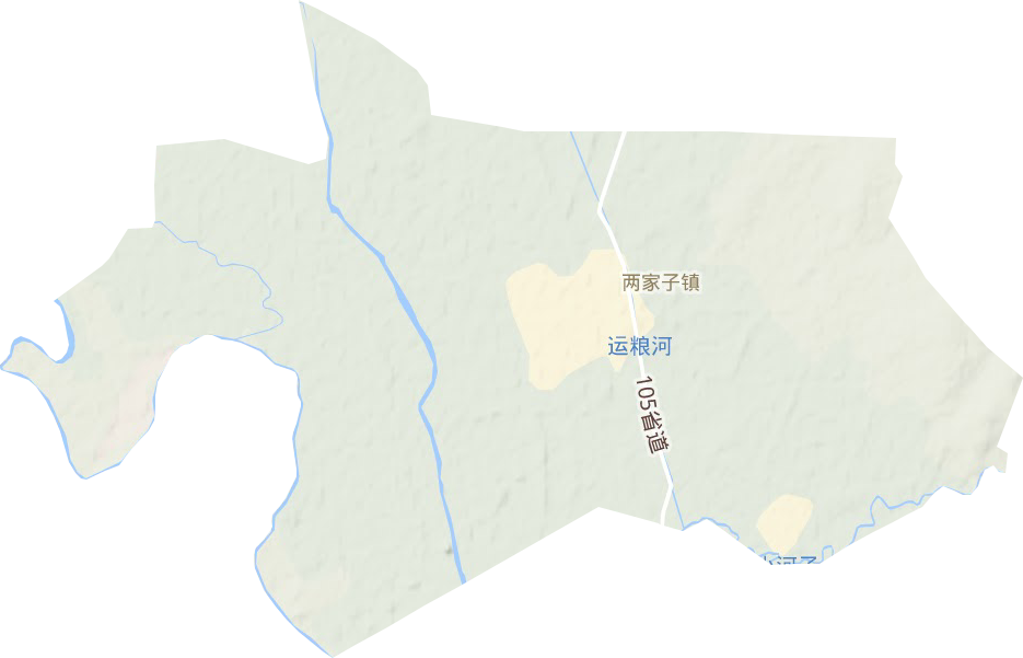兩家子農(nóng)場(chǎng)地形圖