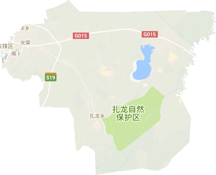 鐵鋒區地形圖