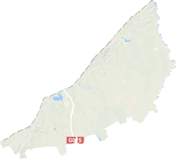 甘南縣地形圖