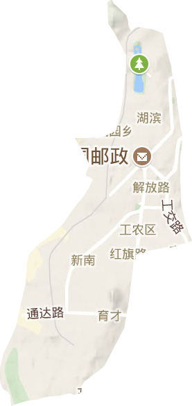 工農(nóng)區(qū)地形圖