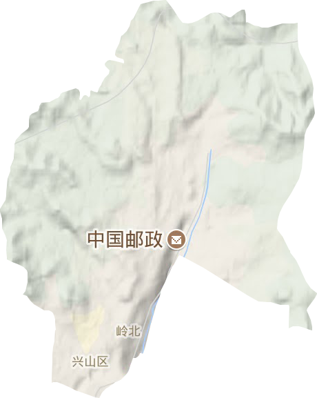 興山區(qū)地形圖