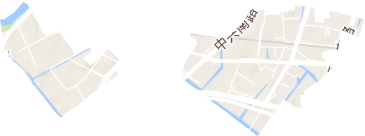 東郊街道地形圖