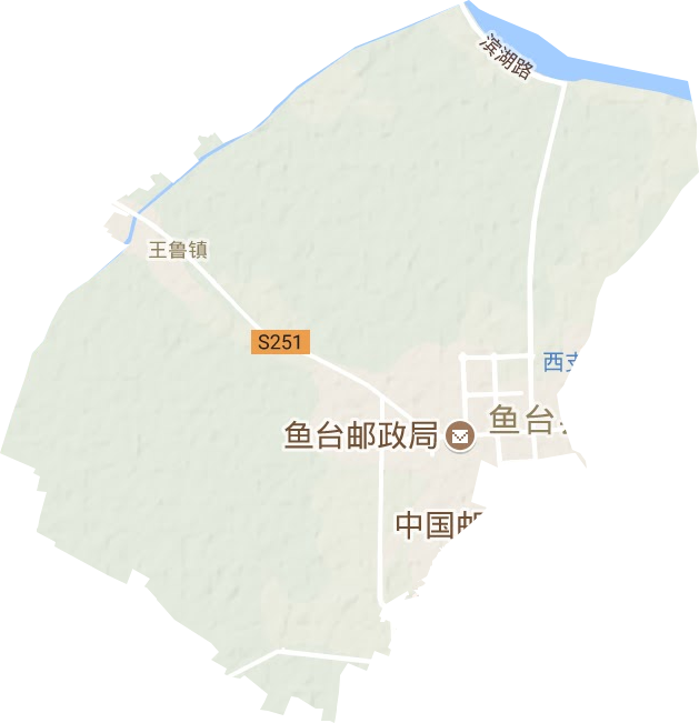 王魯鎮地形圖