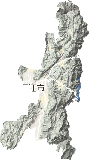 古城區(qū)地形圖