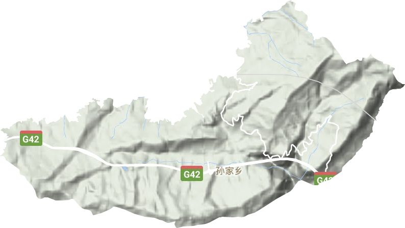 孫家鎮地形圖