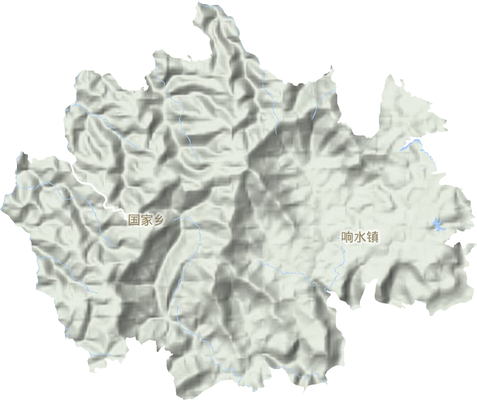 響水鎮地形圖