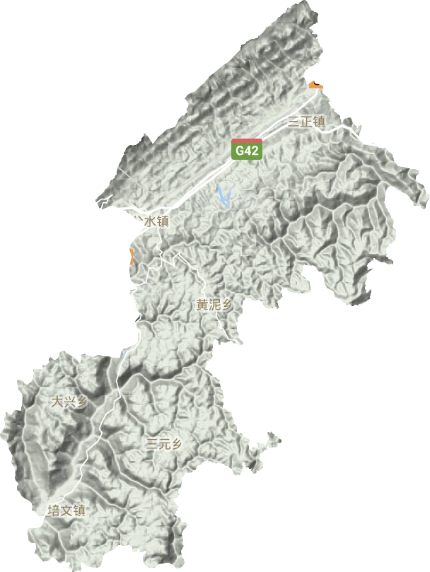 分水鎮地形圖