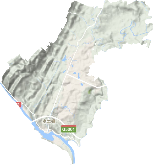水土鎮地形圖