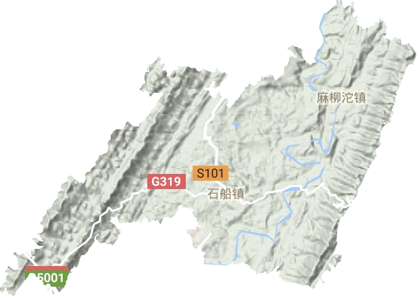石船鎮地形圖