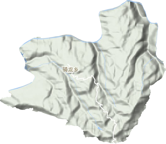 騎龍鄉(xiāng)地形圖