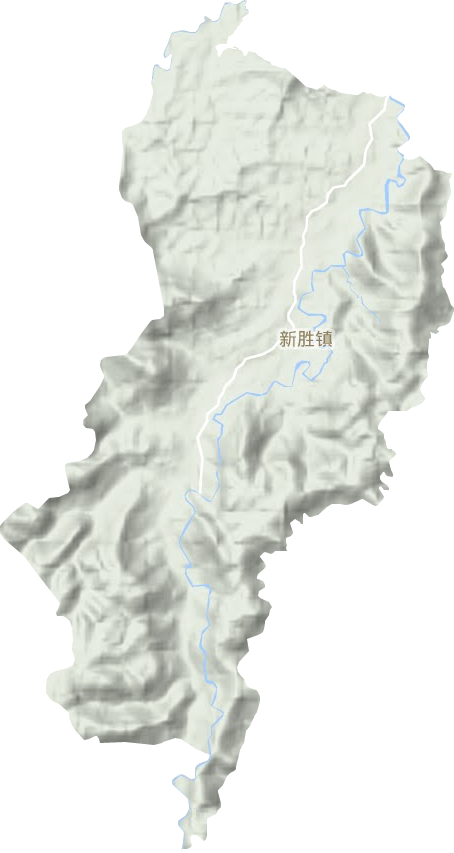 新勝鎮地形圖