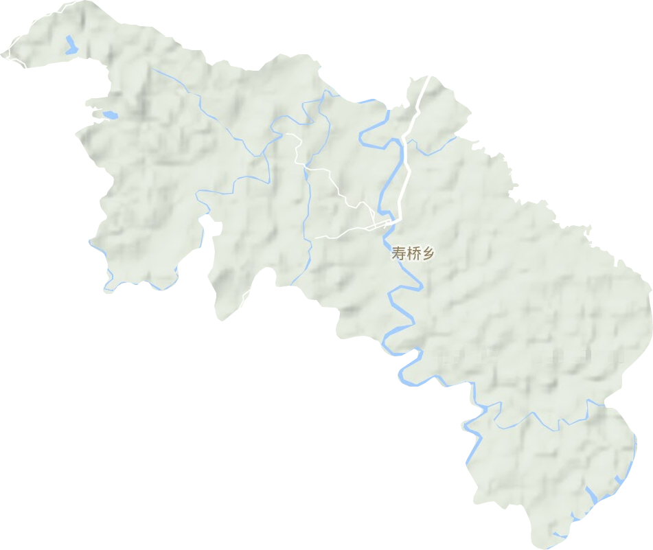 壽橋鎮(zhèn)地形圖