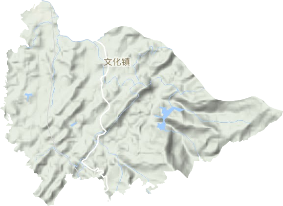 文化鎮地形圖