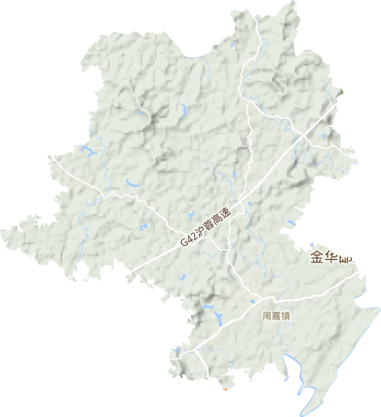 周嘉鎮地形圖