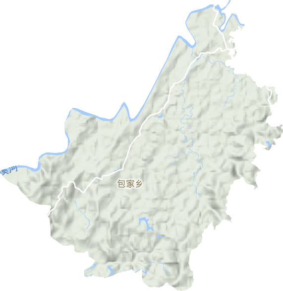 包家鎮地形圖