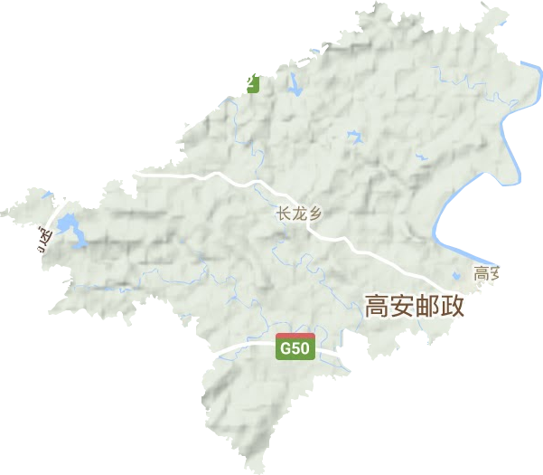 長龍鄉地形圖