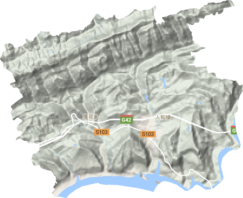 人和街道地形圖