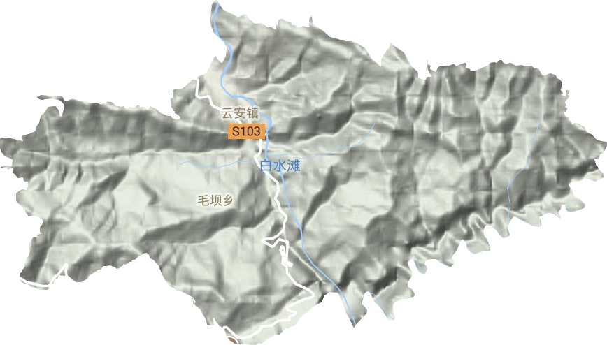 云安鎮地形圖