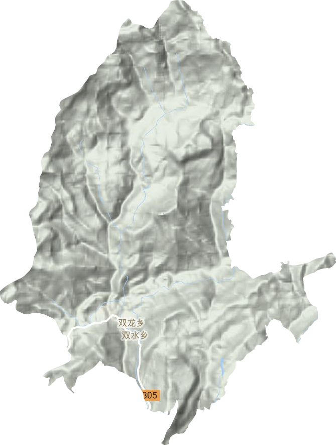 雙龍鎮地形圖