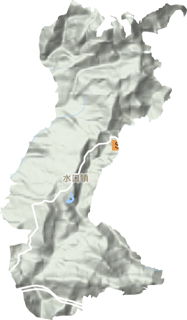 水口鎮地形圖