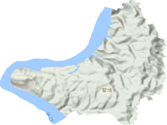 黎場鄉地形圖