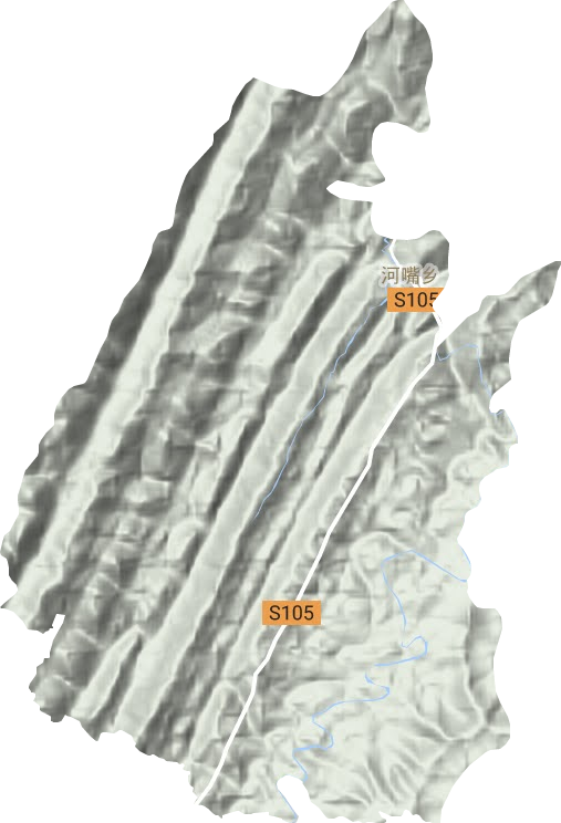 河嘴鄉(xiāng)地形圖