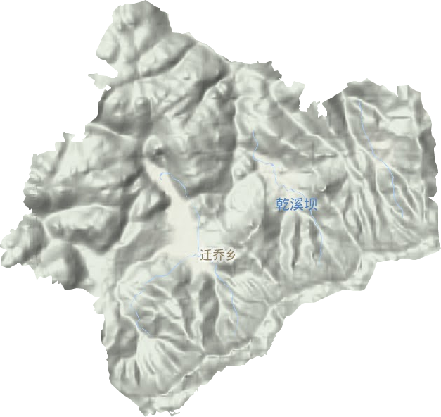 長生鎮(zhèn)地形圖