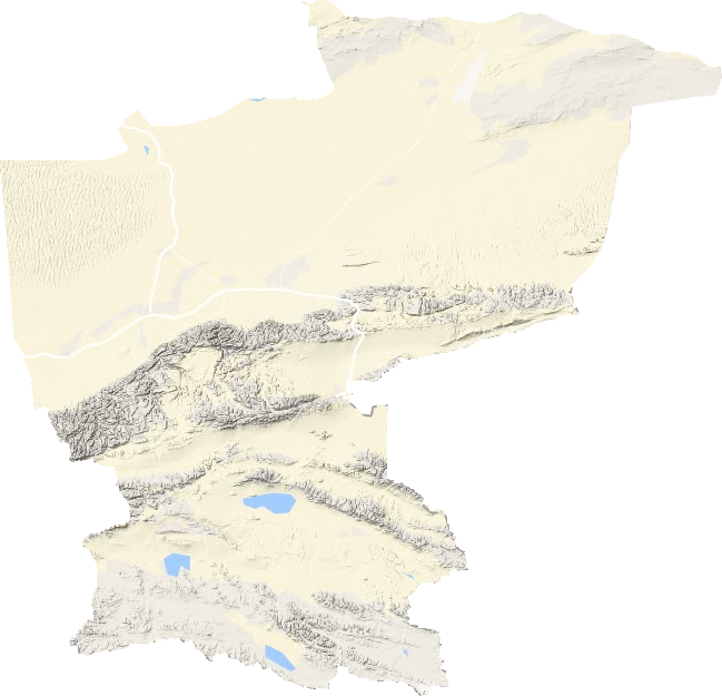若羌縣地形圖