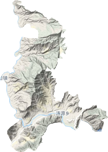 濤源鎮地形圖