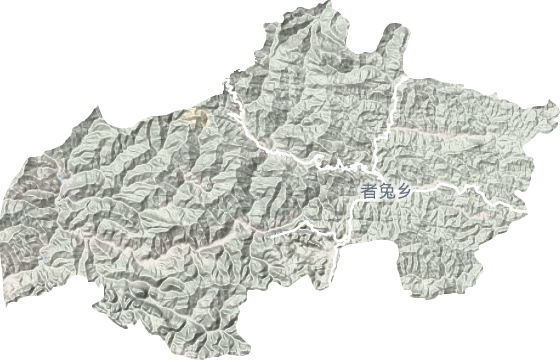 者兔鄉地形圖