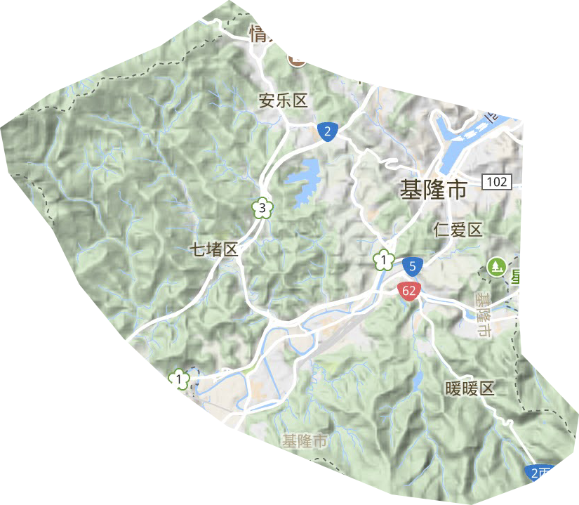 基隆市地形圖