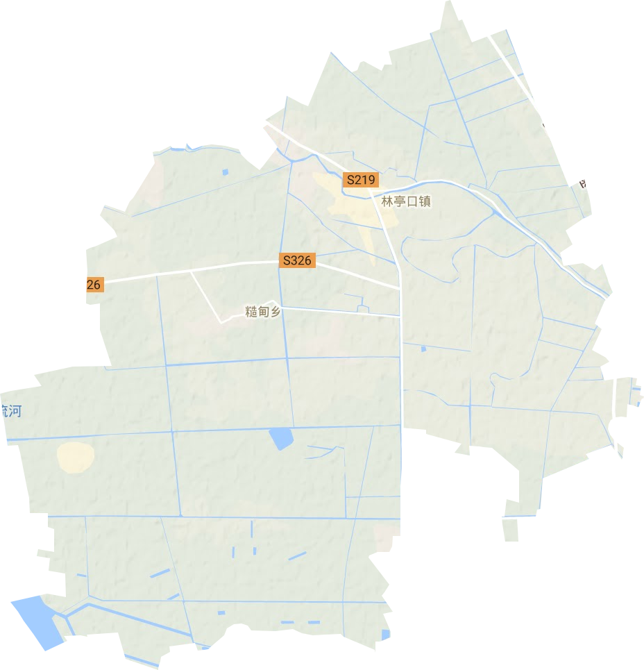 林亭口鎮地形圖
