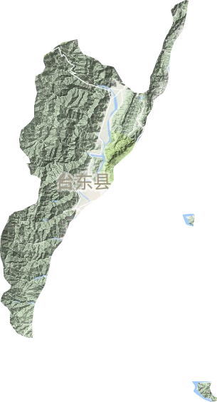 臺東縣地形圖